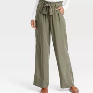 Knox Rose Sage Wide-Leg Pants
